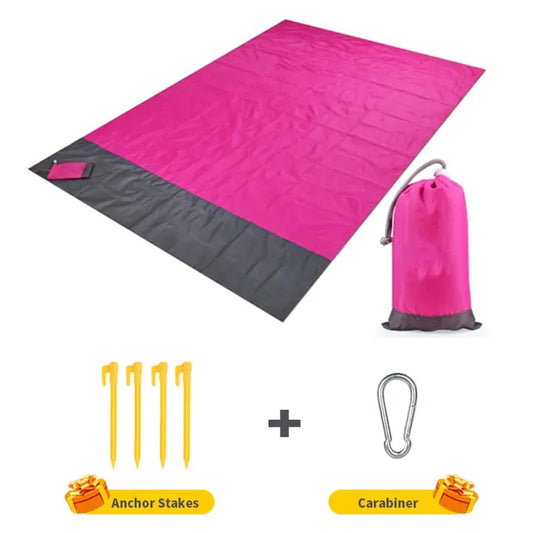 Waterproof Pocket Beach Blanket - Portable & Sandproof Mat