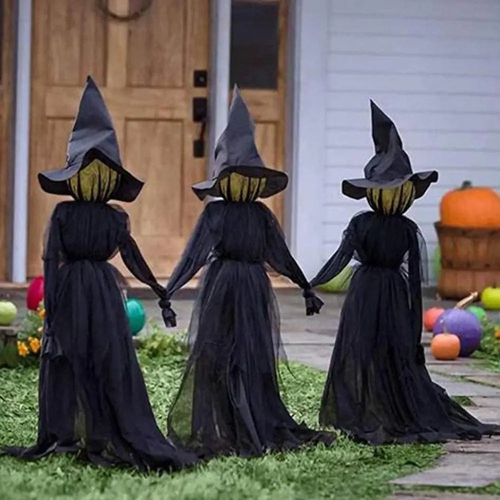 Scary Halloween Witch Decoration