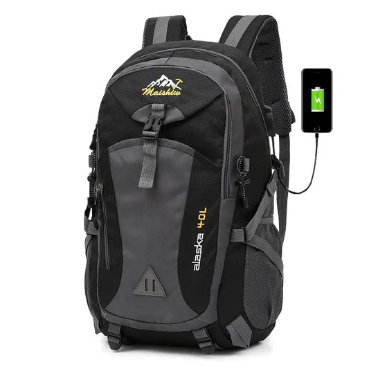 Waterproof Camping Travel Backpack - Durable & Spacious Outdoor Gear